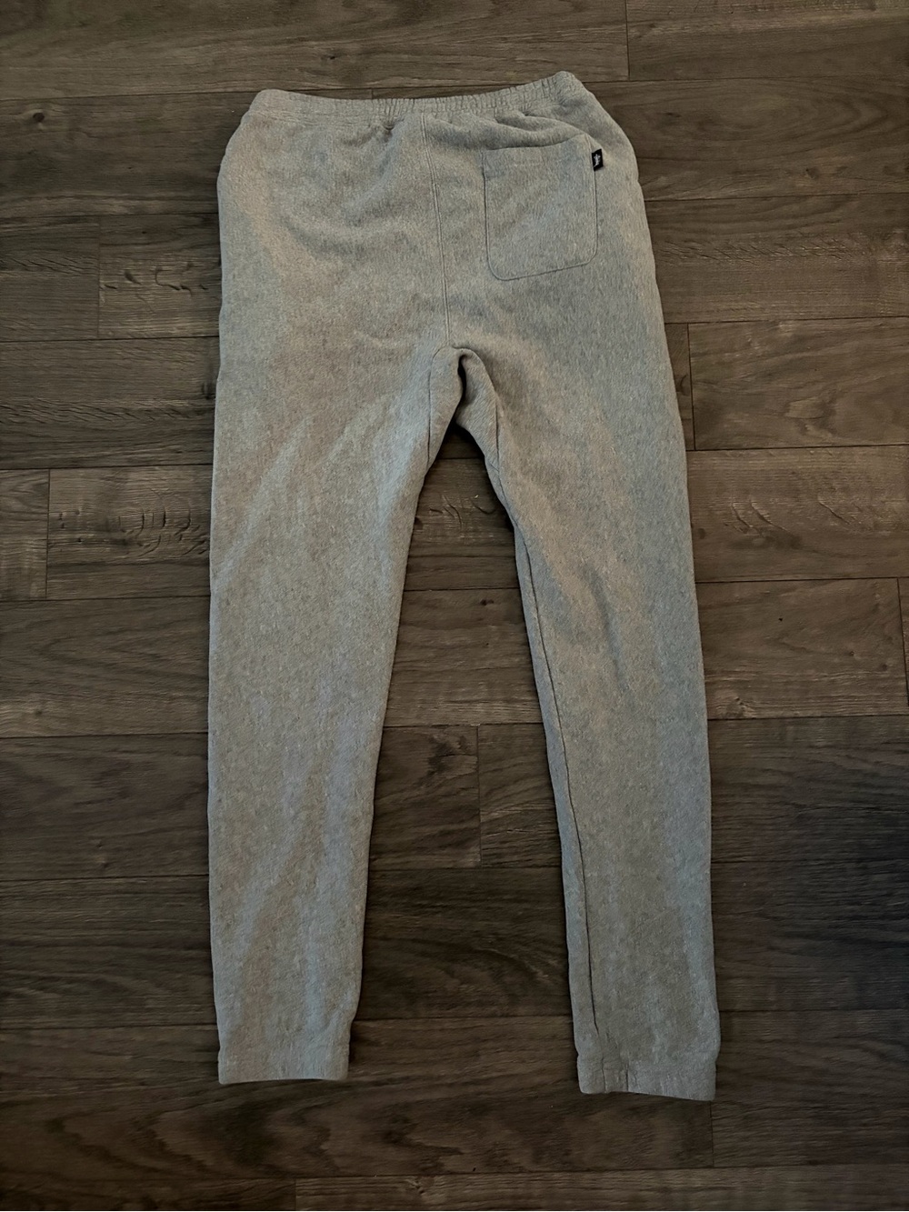 Stussy Gray Fleece Jogger Pants image 5